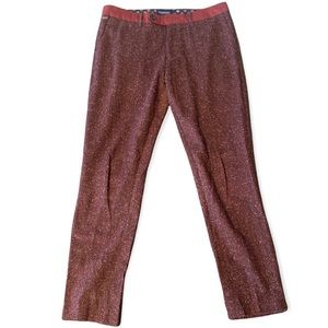 Red Wool Scotch & Soda Pants. Size 31 w/ 32 l.